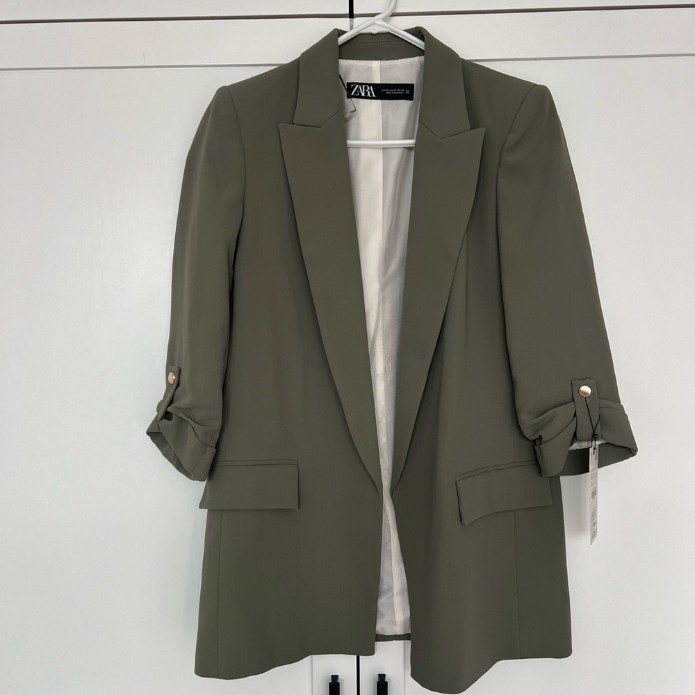 Zara Green Blazer